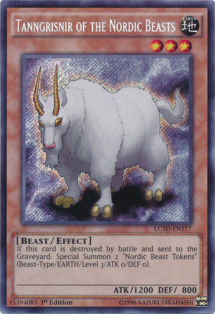 Tanngrisnir of the Nordic Beasts [LC5D-EN177] Secret Rare | Galactic Gamez