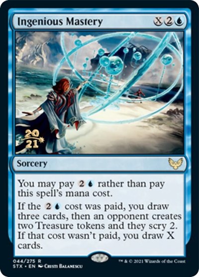 Ingenious Mastery [Strixhaven: School of Mages Prerelease Promos] | Galactic Gamez