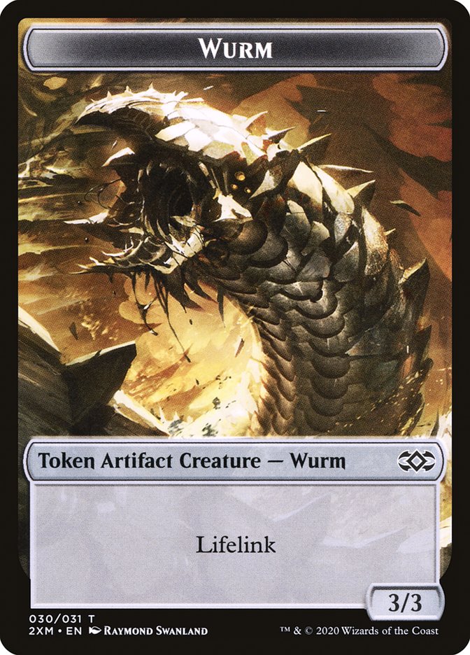 Wurm (030/031) [Double Masters Tokens] | Galactic Gamez