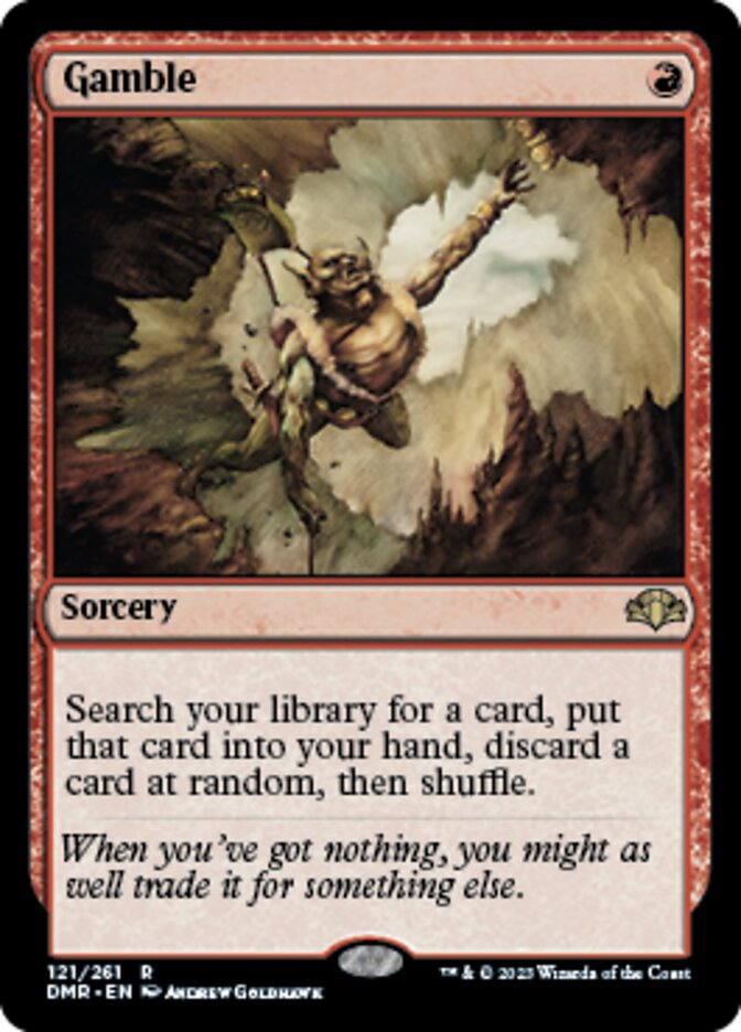 Gamble [Dominaria Remastered] | Galactic Gamez