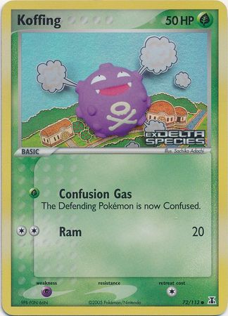 Koffing (72/113) (Stamped) [EX: Delta Species] | Galactic Gamez