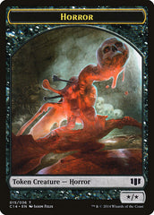 Horror // Zombie (016/036) Double-sided Token [Commander 2014 Tokens] | Galactic Gamez