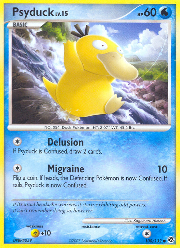 Psyduck (100/132) [Diamond & Pearl: Secret Wonders] | Galactic Gamez