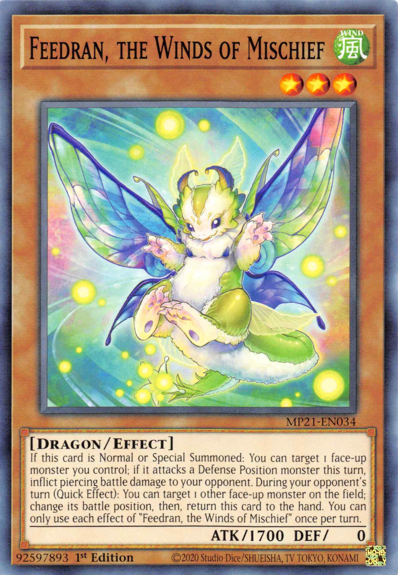 Feedran, the Winds of Mischief [MP21-EN034] Common | Galactic Gamez