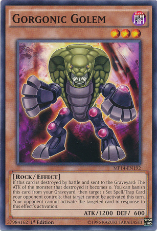 Gorgonic Golem [MP14-EN192] Common | Galactic Gamez