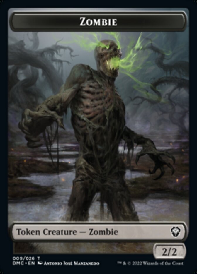 Zombie Token [Dominaria United Commander Tokens] | Galactic Gamez