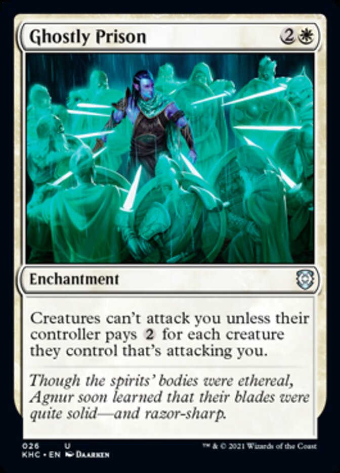 Ghostly Prison [Kaldheim Commander] | Galactic Gamez