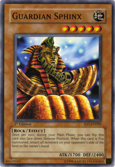 Guardian Sphinx [SD7-EN005] Common | Galactic Gamez