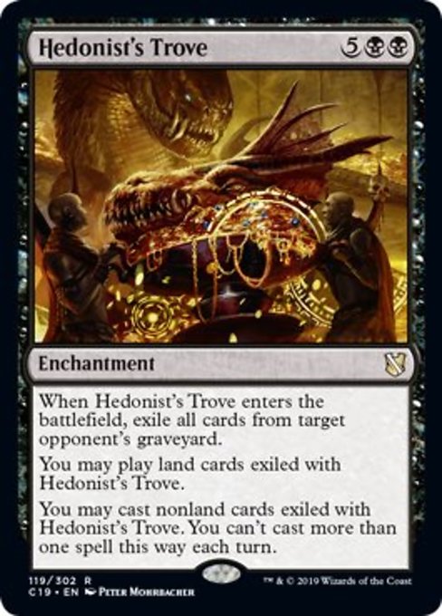 Hedonist's Trove [Commander 2019] | Galactic Gamez