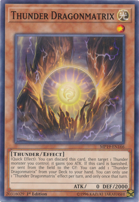 Thunder Dragonmatrix [MP19-EN166] Common | Galactic Gamez
