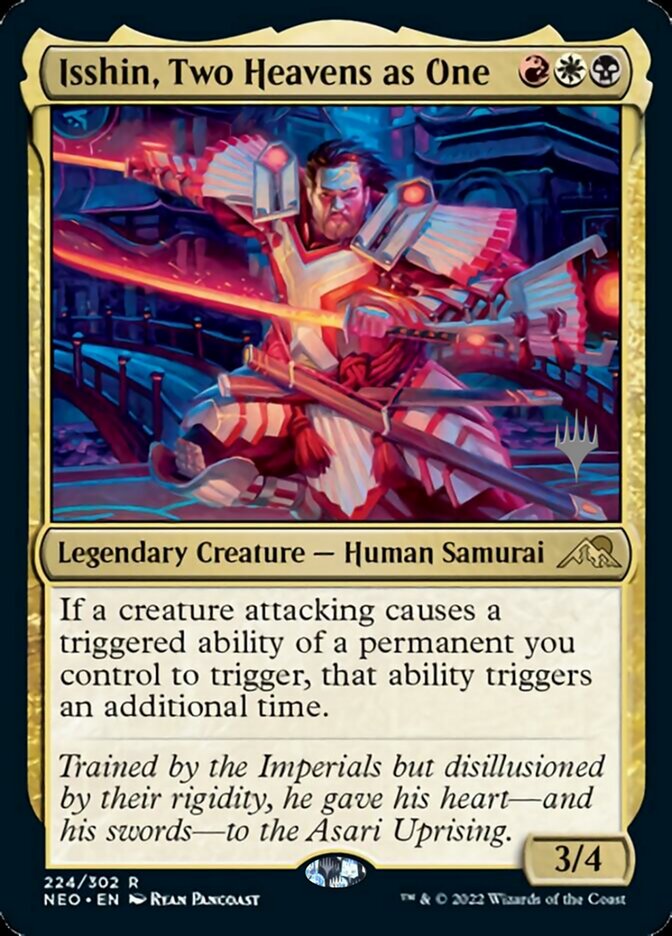 Isshin, Two Heavens as One (Promo Pack) [Kamigawa: Neon Dynasty Promos] | Galactic Gamez