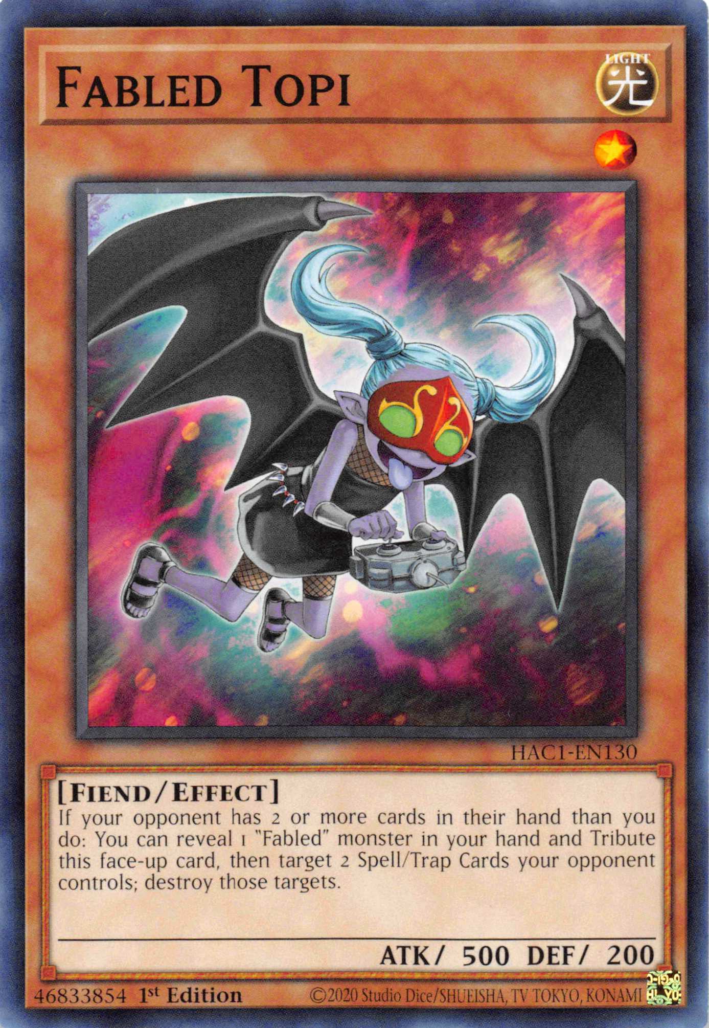 Fabled Topi [HAC1-EN130] Common | Galactic Gamez
