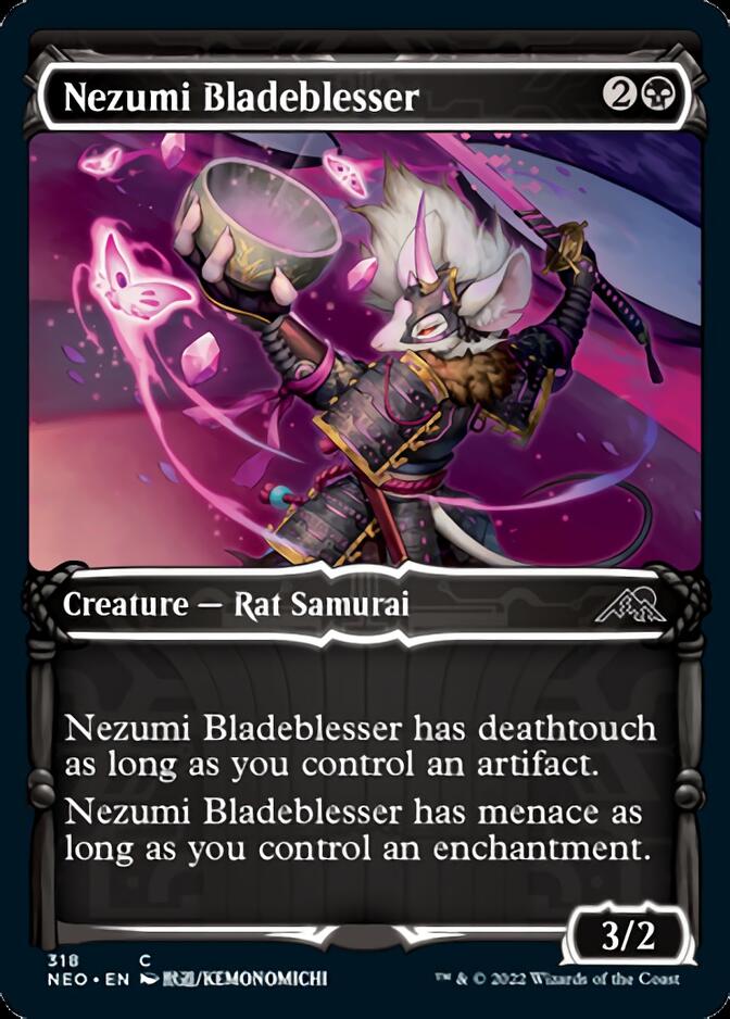 Nezumi Bladeblesser (Showcase Samurai) [Kamigawa: Neon Dynasty] | Galactic Gamez