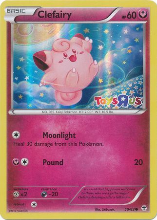 Clefairy (50/83) (Toys R Us Promo) [XY: Generations] | Galactic Gamez