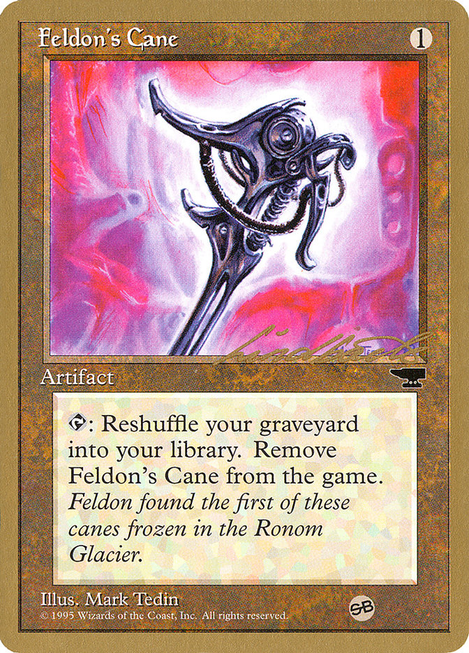 Feldon's Cane (Leon Lindback) (SB) [Pro Tour Collector Set] | Galactic Gamez
