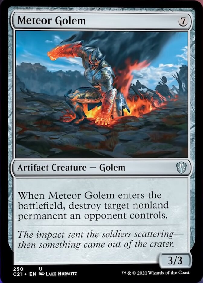 Meteor Golem [Commander 2021] | Galactic Gamez