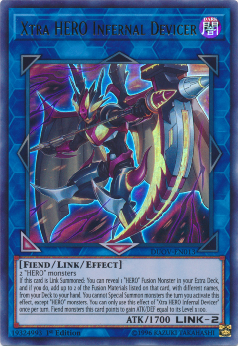 Xtra HERO Infernal Devicer [DUOV-EN013] Ultra Rare | Galactic Gamez