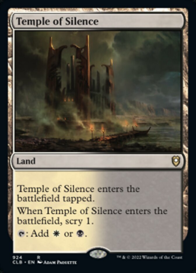 Temple of Silence [Commander Legends: Battle for Baldur's Gate] | Galactic Gamez
