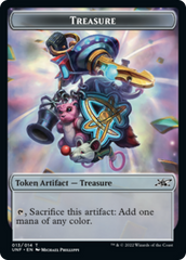 Teddy Bear // Treasure (013) Double-sided Token [Unfinity Tokens] | Galactic Gamez