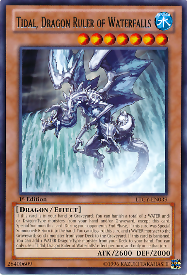 Tidal, Dragon Ruler of Waterfalls [LTGY-EN039] Rare | Galactic Gamez