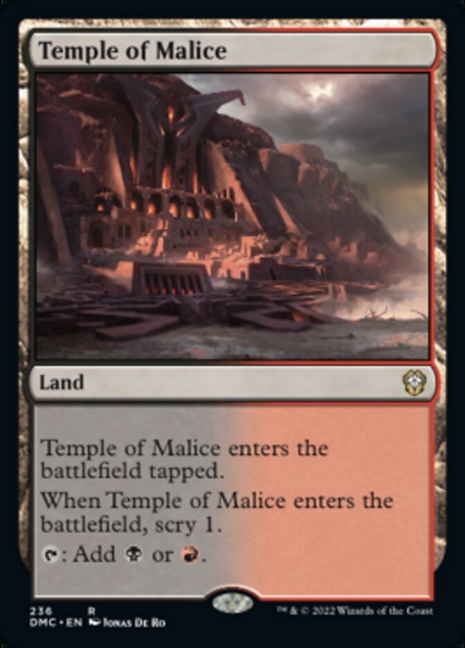 Temple of Malice [Dominaria United Commander] | Galactic Gamez