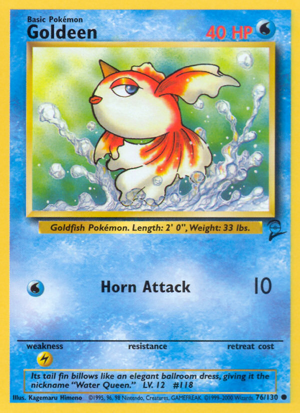 Goldeen (76/130) [Base Set 2] | Galactic Gamez