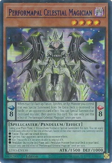 Performapal Celestial Magician (Blue) [LDS3-EN130] Ultra Rare | Galactic Gamez