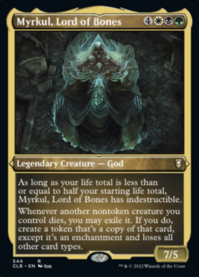 Myrkul, Lord of Bones (Foil Etched) [Commander Legends: Battle for Baldur's Gate] | Galactic Gamez