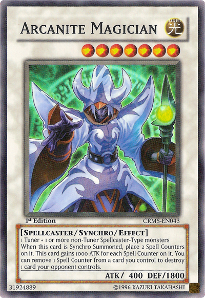 Arcanite Magician [CRMS-EN043] Super Rare | Galactic Gamez