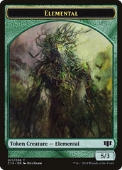 Elemental // Beast (019/036) Double-sided Token [Commander 2014 Tokens] | Galactic Gamez