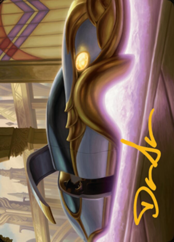 Mysterious Limousine Art Card (Gold-Stamped Signature) [Streets of New Capenna Art Series] | Galactic Gamez