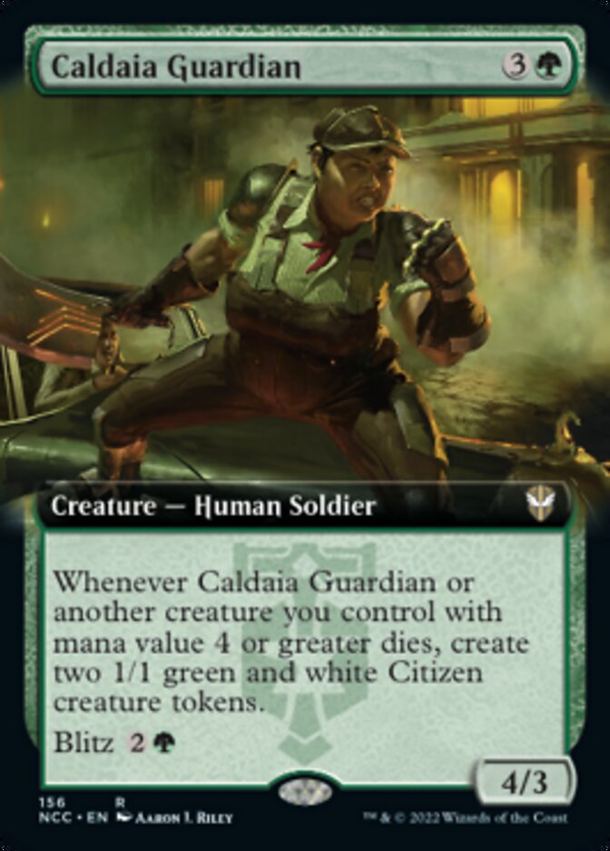 Caldaia Guardian (Extended Art) [Streets of New Capenna Commander] | Galactic Gamez