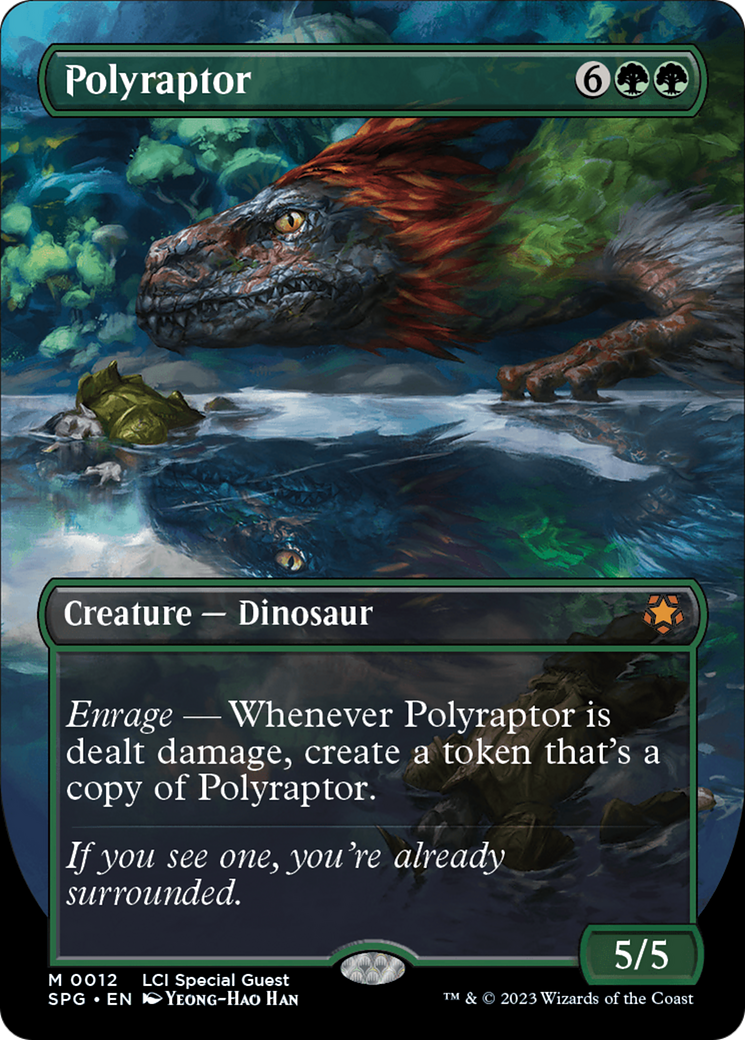 Polyraptor (Borderless) [The Lost Caverns of Ixalan Special Guests] | Galactic Gamez