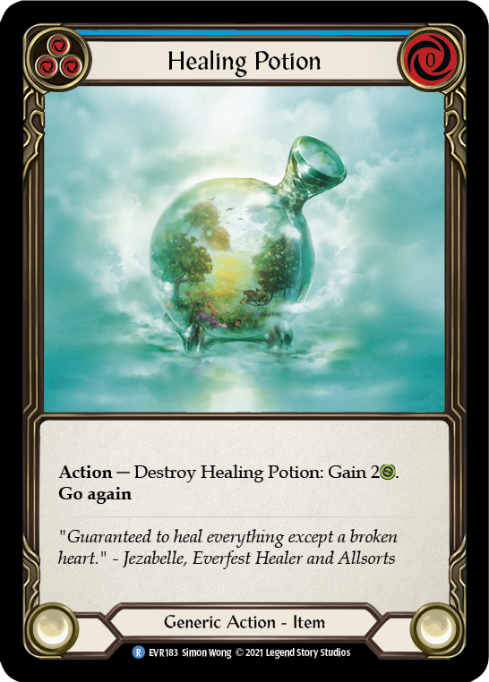 Healing Potion [EVR183] (Everfest)  1st Edition Cold Foil | Galactic Gamez