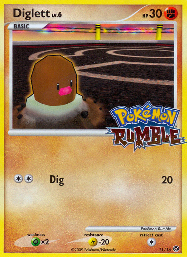Diglett (11/16) [Pokémon Rumble] | Galactic Gamez