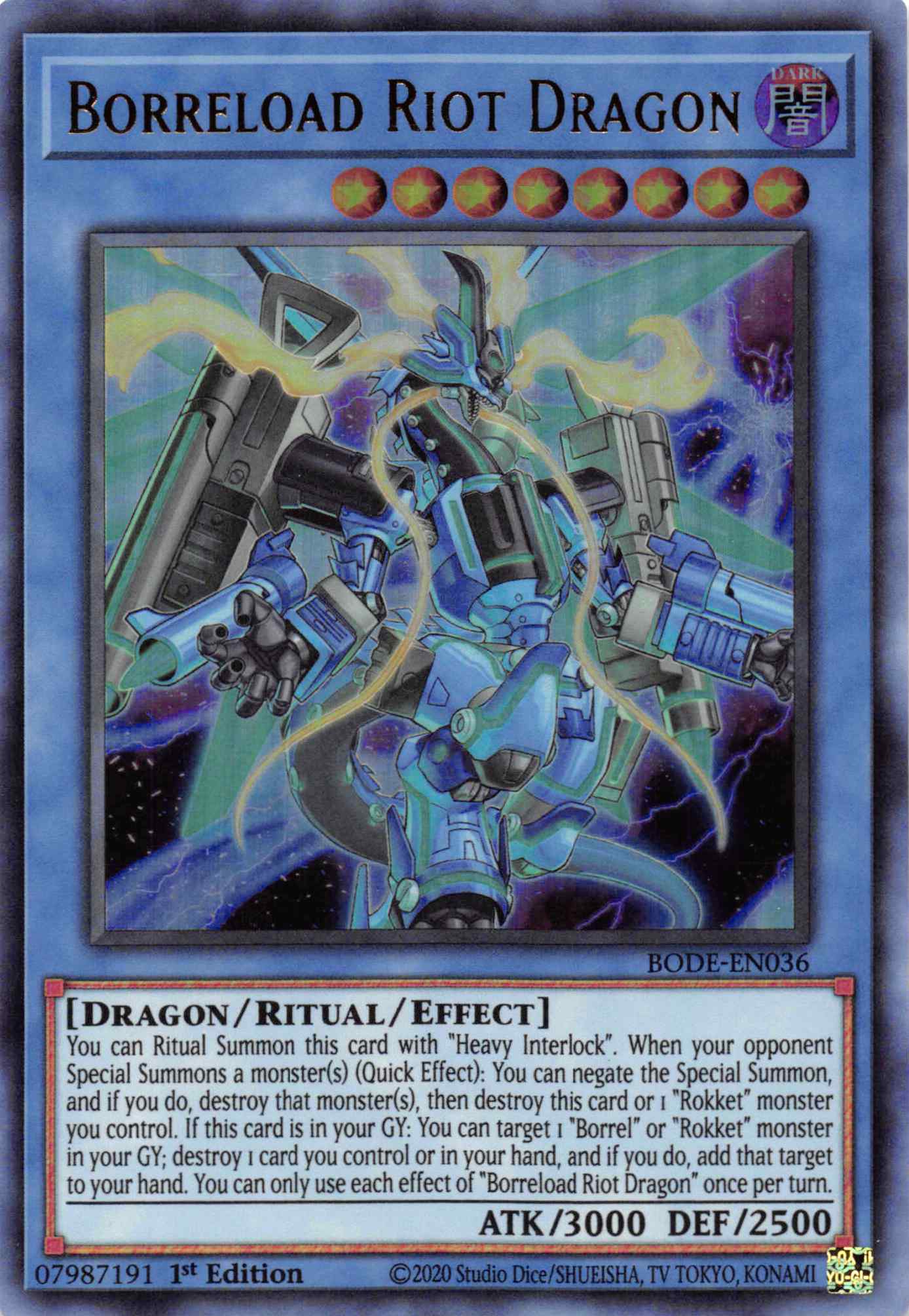 Borreload Riot Dragon [BODE-EN036] Ultra Rare | Galactic Gamez