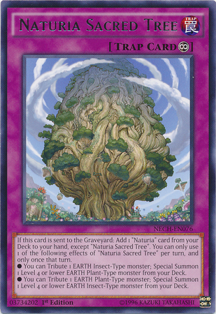 Naturia Sacred Tree [NECH-EN076] Rare | Galactic Gamez