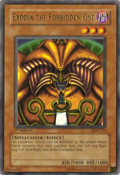 Exodia the Forbidden One [LOB-124] Ultra Rare | Galactic Gamez