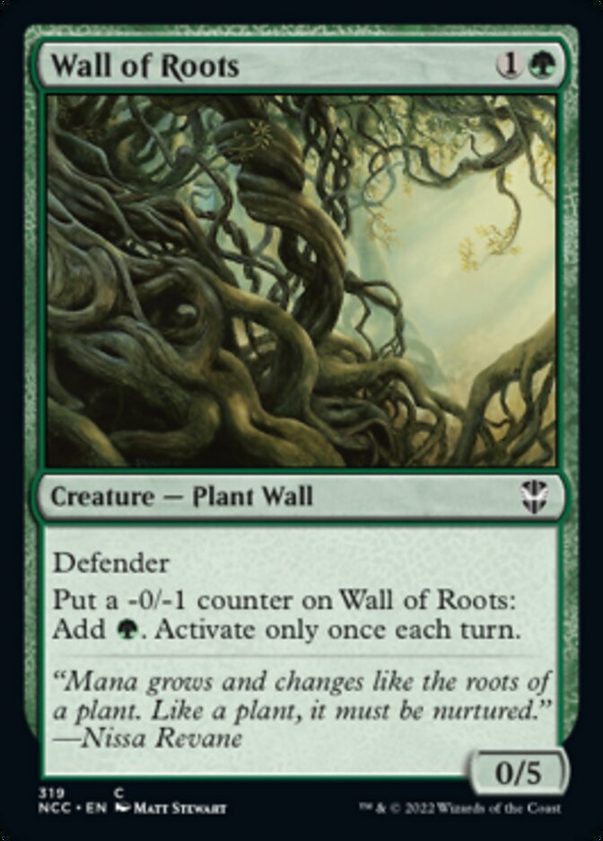 Wall of Roots [Streets of New Capenna Commander] | Galactic Gamez