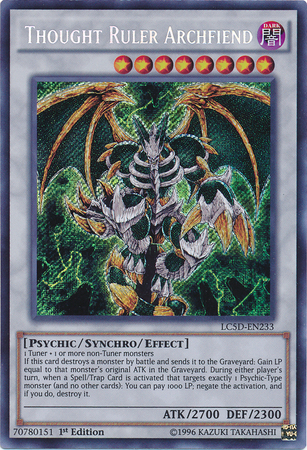 Thought Ruler Archfiend [LC5D-EN233] Secret Rare | Galactic Gamez