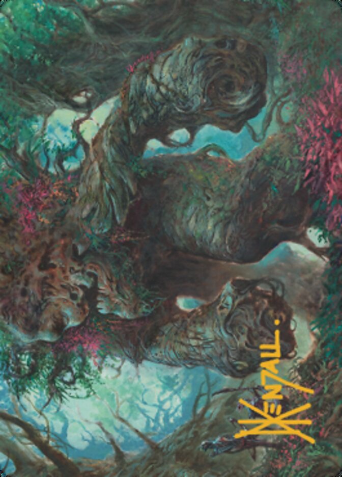 Magnigoth Sentry Art Card (Gold-Stamped Signature) [Dominaria United Art Series] | Galactic Gamez