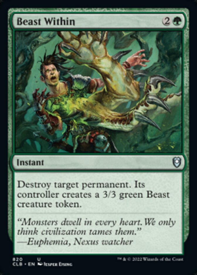 Beast Within [Commander Legends: Battle for Baldur's Gate] | Galactic Gamez