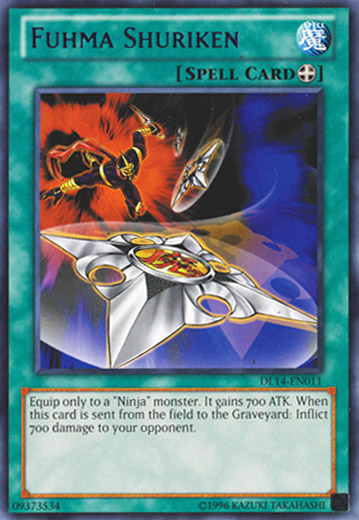 Fuhma Shuriken (Purple) [DL14-EN011] Rare | Galactic Gamez