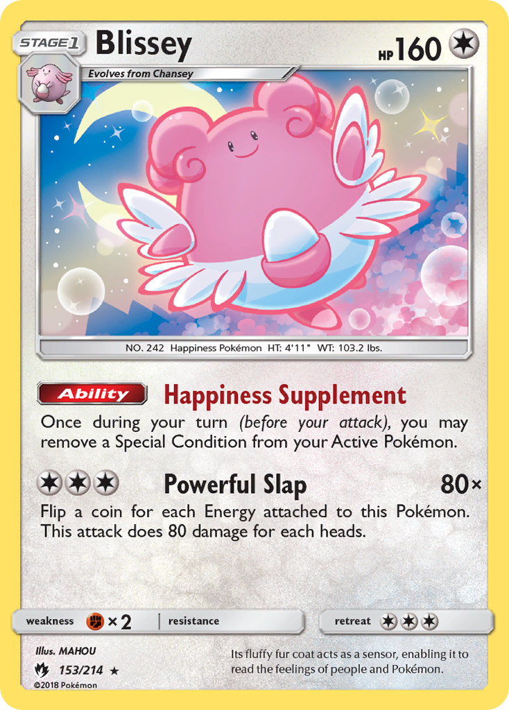 Blissey (153/214) [Sun & Moon: Lost Thunder] | Galactic Gamez