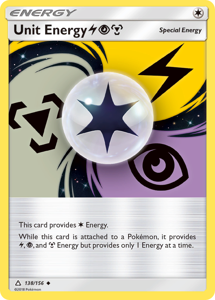 Unit Energy (138/156) (Lightning, Psychic, Metal) [Sun & Moon: Ultra Prism] | Galactic Gamez