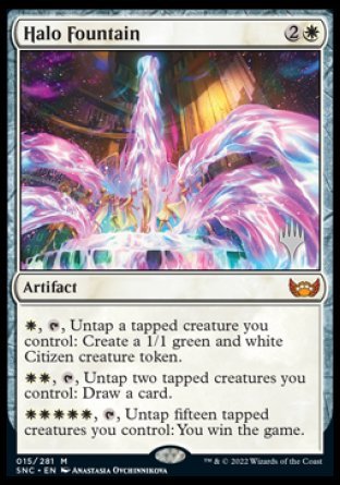 Halo Fountain (Promo Pack) [Streets of New Capenna Promos] | Galactic Gamez