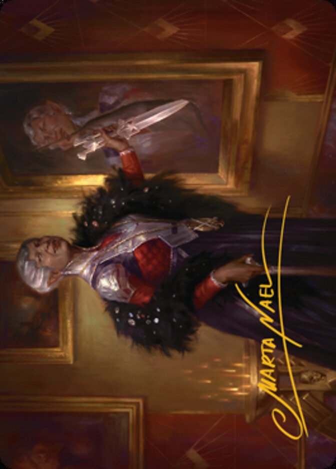 Evelyn, the Covetous Art Card (Gold-Stamped Signature) [Streets of New Capenna Art Series] | Galactic Gamez