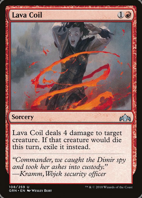 Lava Coil [Guilds of Ravnica] | Galactic Gamez