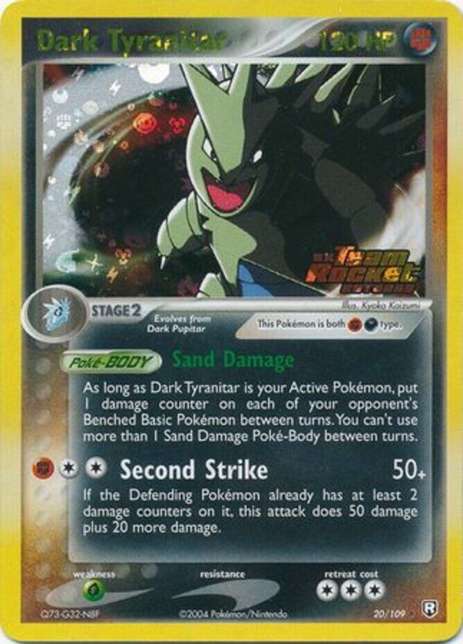 Dark Tyranitar (20/109) (Stamped) [EX: Team Rocket Returns] | Galactic Gamez