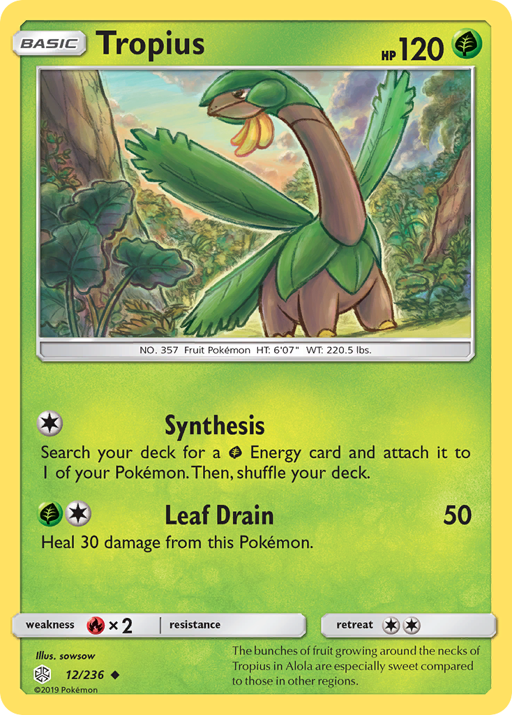 Tropius (12/236) [Sun & Moon: Cosmic Eclipse] | Galactic Gamez